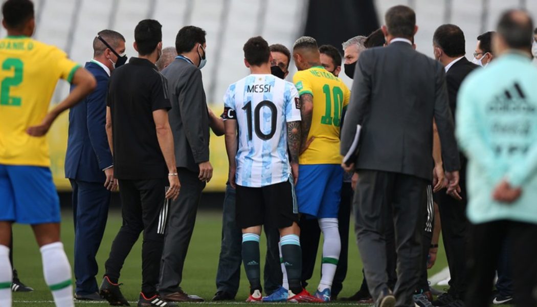 World Cup Qualifier Between Brazil and Argentina Suspended After Health Officials Storm Pitch