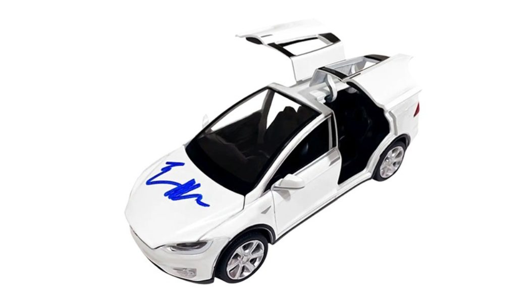 You Can Now Own an Elon Musk-Signed Tesla Model X Toy Car as an NFT