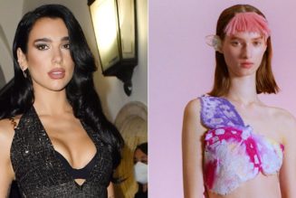 You’ll Soon Be Able to Shop Dua Lipa’s One-Shoulder Butterfly Crop Top