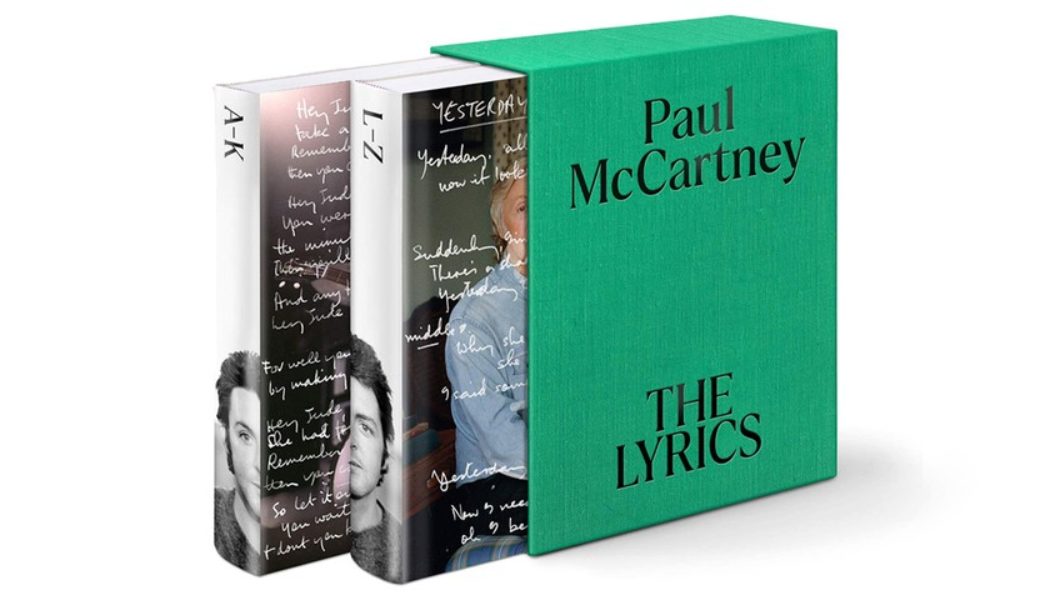 A Bookset on Paul McCartney’s Lyrics Will Release Next Month