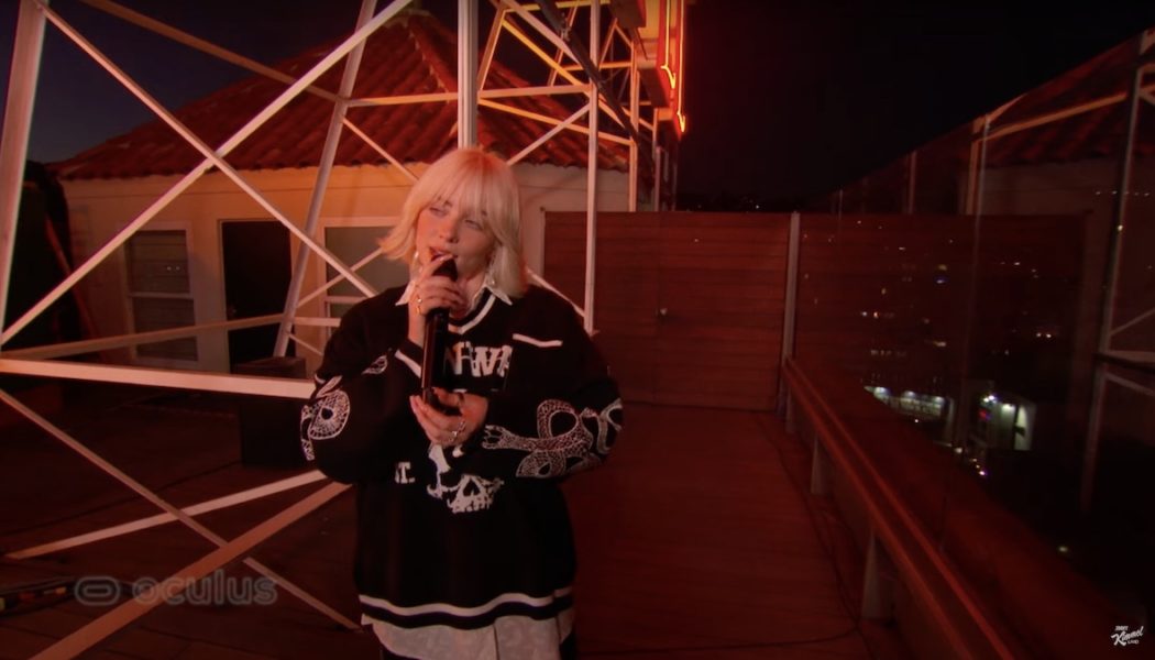 Billie Eilish Performs “Happier Than Ever” on Kimmel: Watch