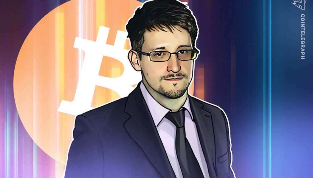 Bitcoin got stronger despite government crackdowns, says Edward Snowden