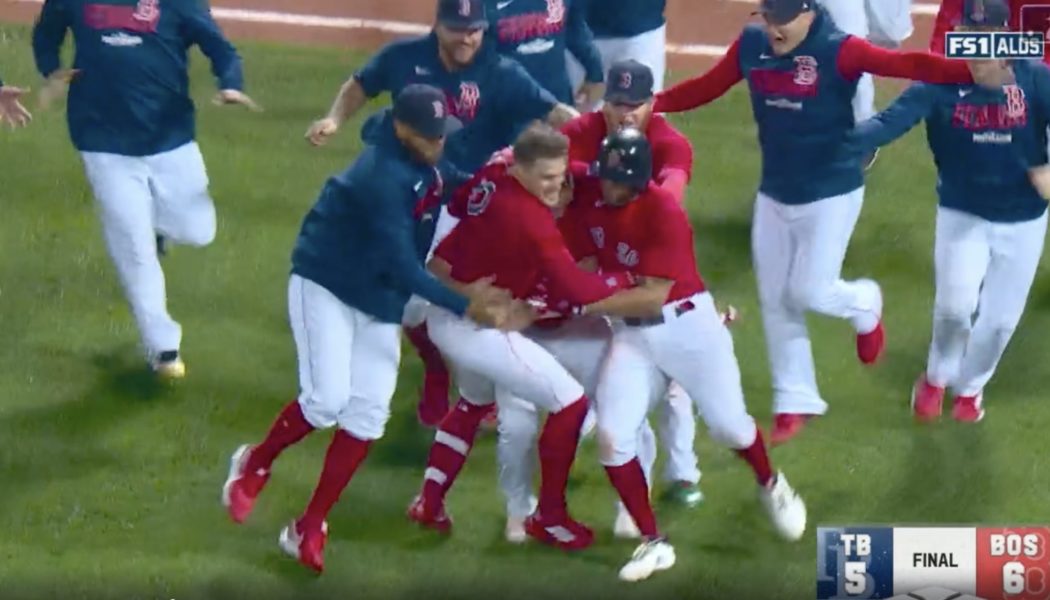 Boston Red Sox Shout Along to Robyn’s “Dancing on My Own” to Celebrate Playoff Win: Watch