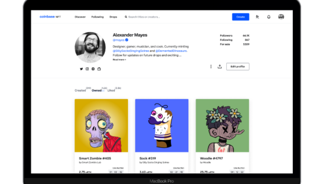 Coinbase is adding a way to showcase NFTs later this year