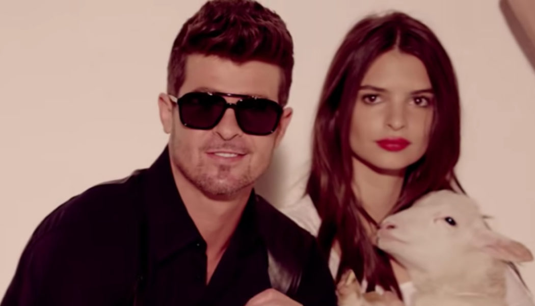 Emily Ratajkowski Says Robin Thicke Groped Her During “Blurred Lines” Video Shoot