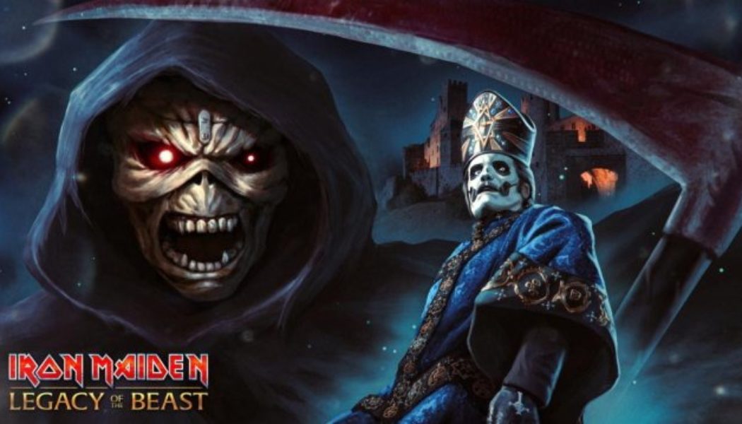 GHOST Announced As Latest In-Game Band Collaboration For IRON MAIDEN’s ‘Legacy Of The Beast’ Mobile Game