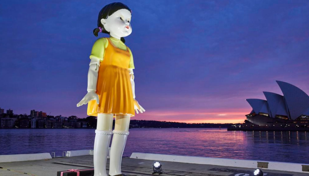 Giant “Red Light, Green Light” Doll From Netflix’s Squid Game Appears in Sydney