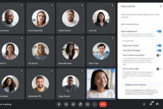 Google Meet hosts will be able to keep participant mics and cameras off