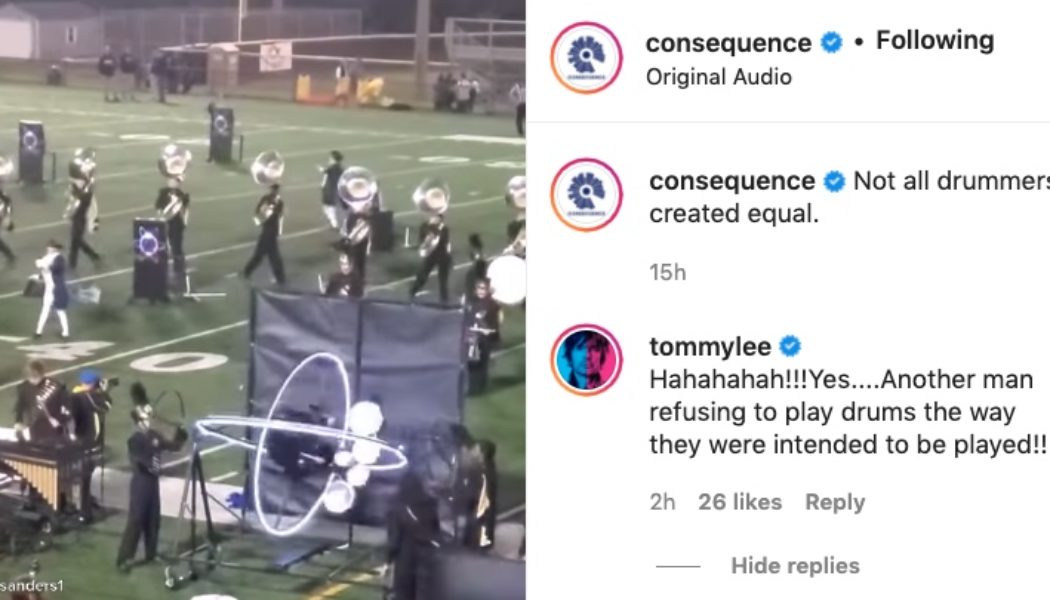 High School Marching Band Drummer in Gyroscope Even Impresses Tommy Lee