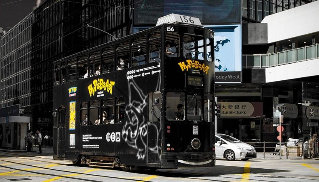 HYPEBEAST Gears up for Pokémon TCG 25th Anniversary With Custom Hong Kong Tram