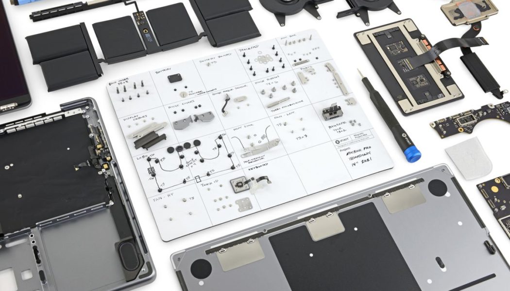 iFixit teardown of the 2021 MacBook Pro reveals easier battery swaps