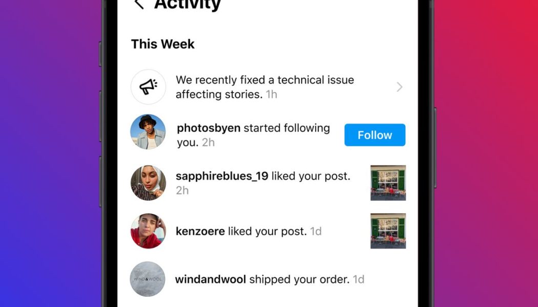 Instagram’s outages were so bad the app will now alert users when the service goes down