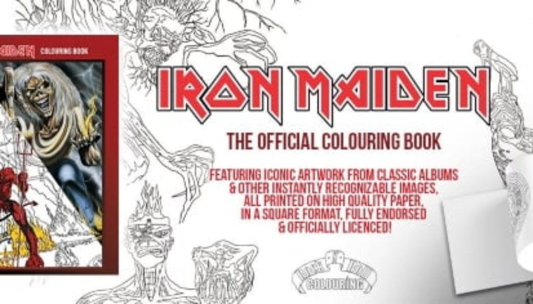 IRON MAIDEN: Official Coloring Book Coming In December