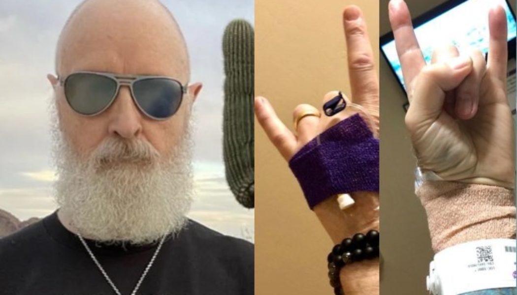 JUDAS PRIEST’s ROB HALFORD Shares Hospital Photos Taken During Cancer Battle