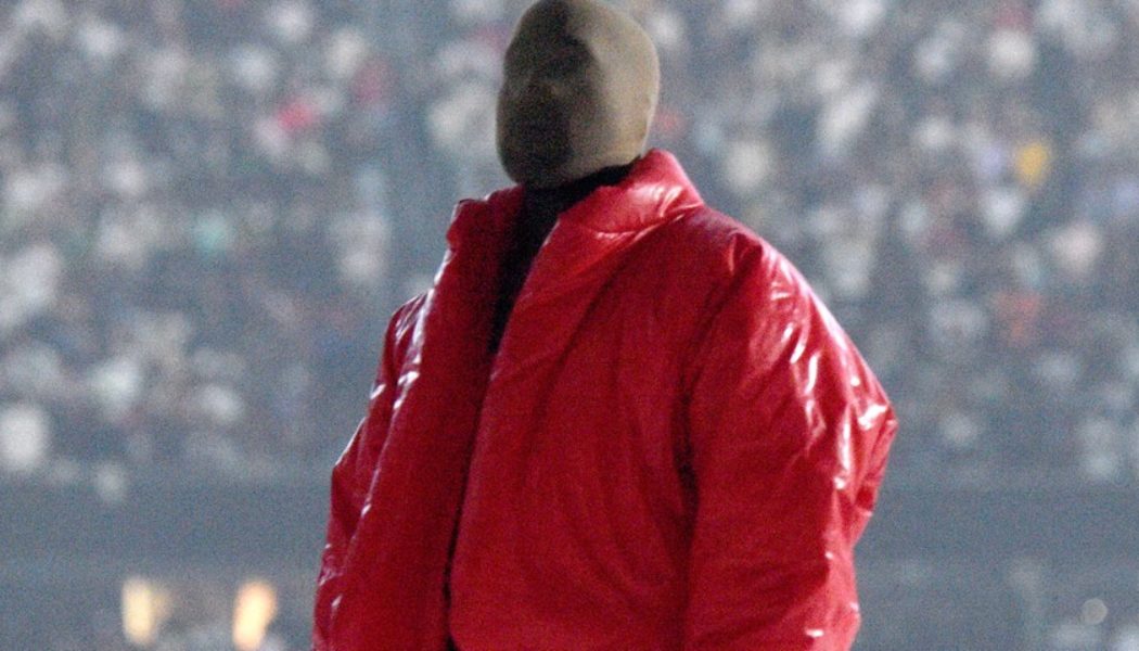 Kanye West Has Been Spotted Wearing Creepy Prosthetic Masks Across the Globe