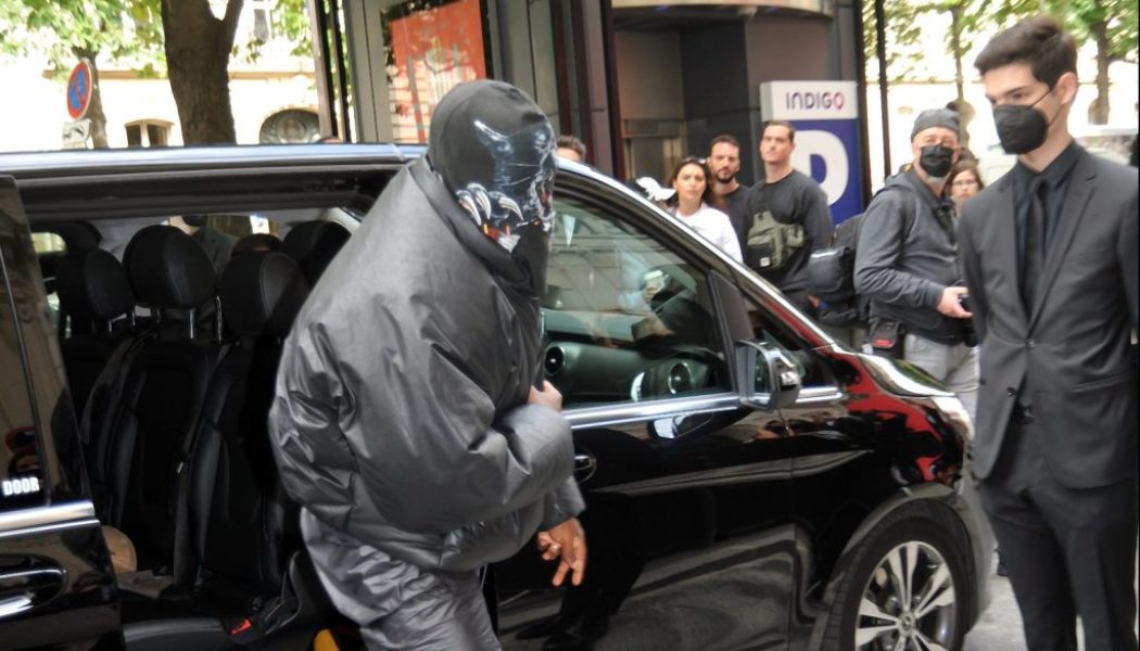 Kanye West Meets With Michael Cohen In NYC While Donning Weirdo White Man Mask