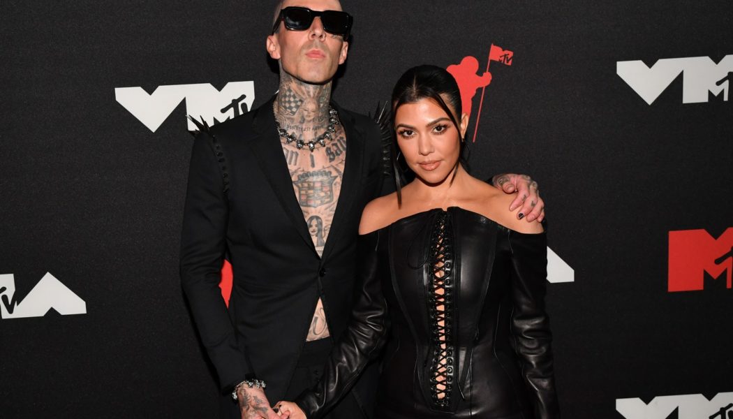 Kim Kardashian Shared First Look at Kourtney’s Engagement Ring From Travis Barker