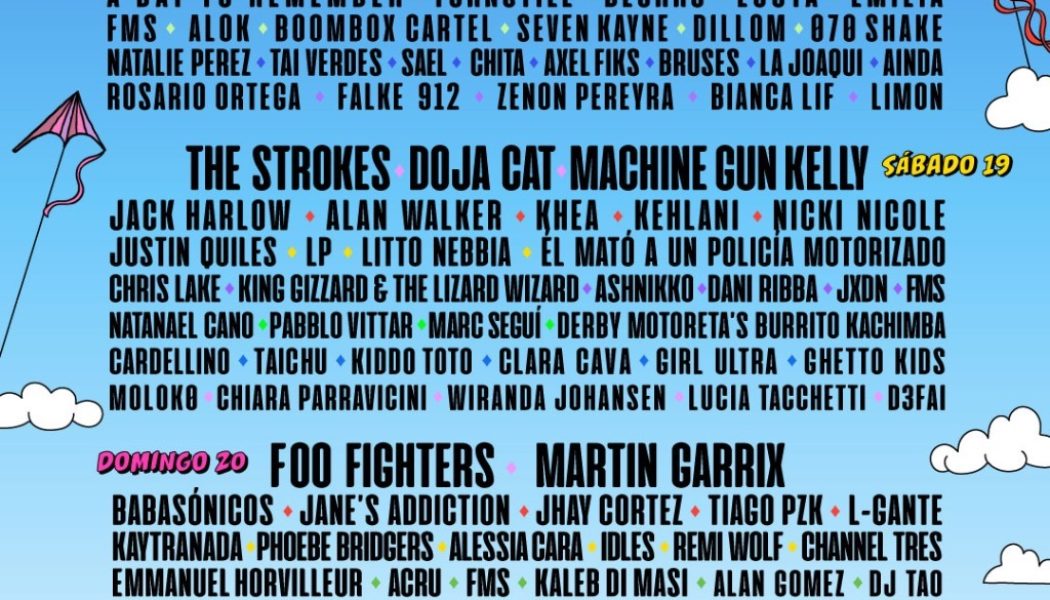 Lollapalooza Bringing Foo Fighters, The Strokes, Miley Cyrus & More to South America in 2022