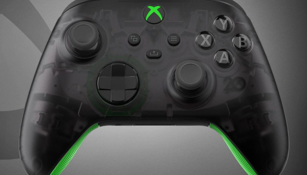 Microsoft is releasing a translucent controller for Xbox’s 20th birthday