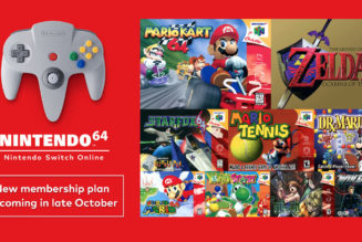 Nintendo Switch Online’s N64 and Sega Genesis ‘expansion pack’ launches October 25th for $49.99 per year