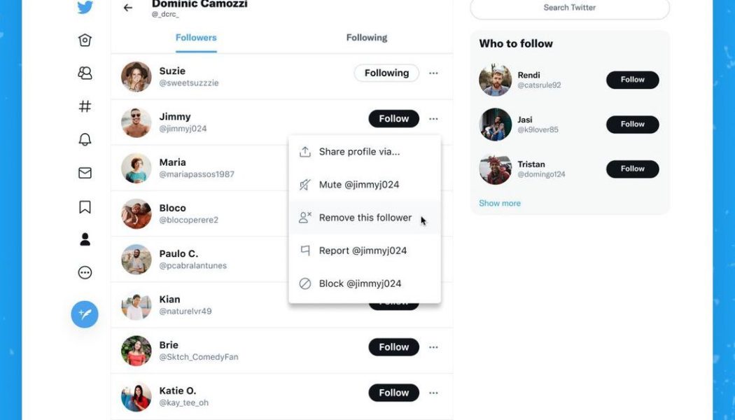 Now every Twitter web user can ‘soft block’ annoying followers