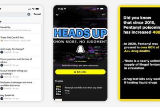 Snap is taking action to address fentanyl dealing on Snapchat