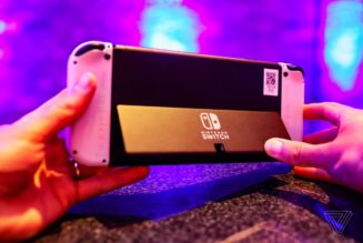 The OLED Switch’s new kickstand was made for Mario Party