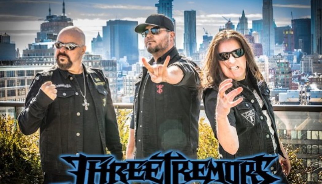 THE THREE TREMORS Feat. TIM ‘RIPPER’ OWENS, SEAN PECK And HARRY CONKLIN: ‘Crucifier’ Music Video