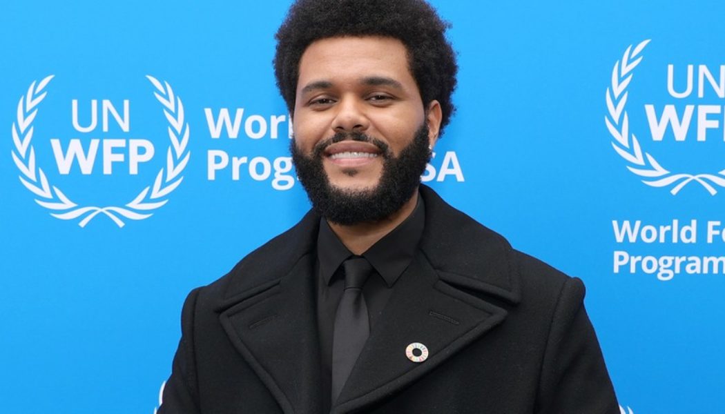 The Weeknd Announces Goodwill Ambassadorship for the UN’s World Food Programme