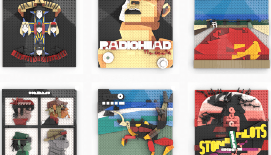 This LEGO Artist Recreates Iconic Album Covers From Daft Punk, deadmau5, The Prodigy, More