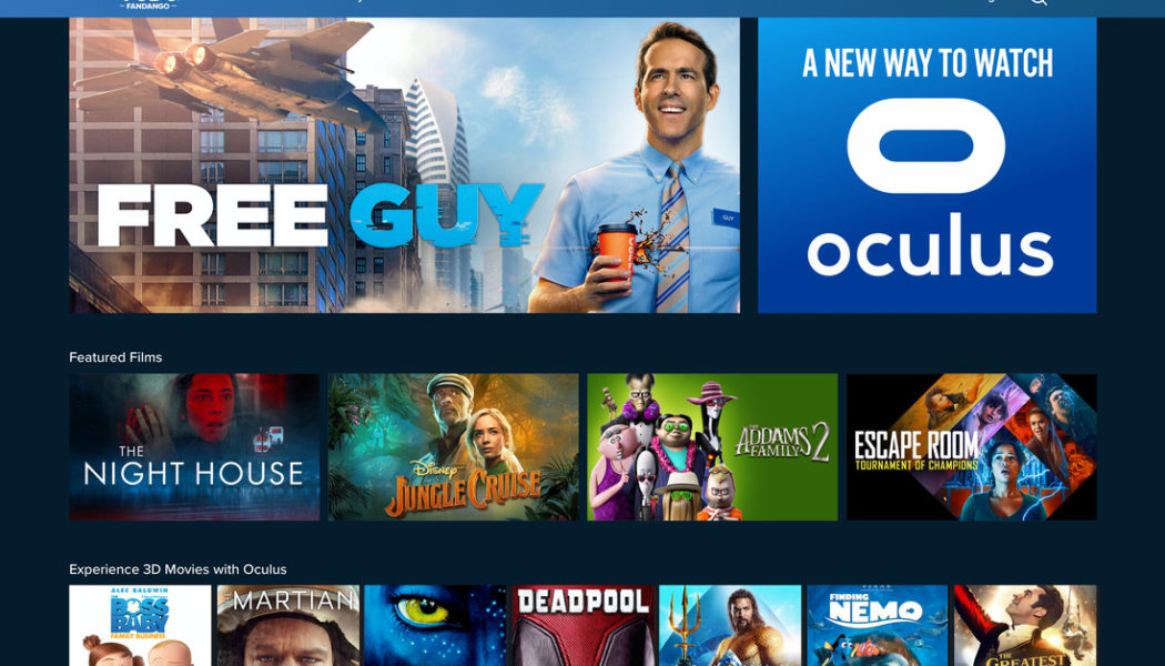 Vudu brings its TV and movie streaming app to Facebook’s Oculus VR devices