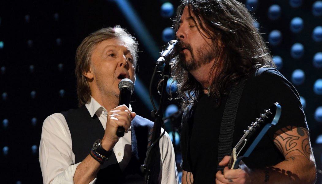 Watch Foo Fighters Play the Beatles’ ‘Get Back’ With Paul McCartney at Rock Hall Induction