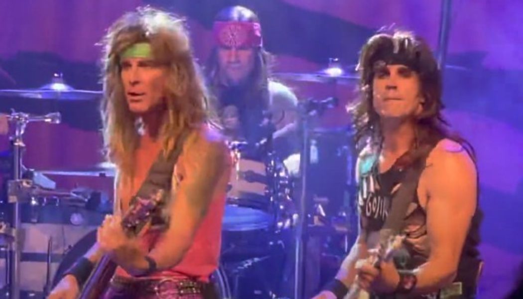 Watch STEEL PANTHER Perform With New Bassist RIKKI DAZZLE