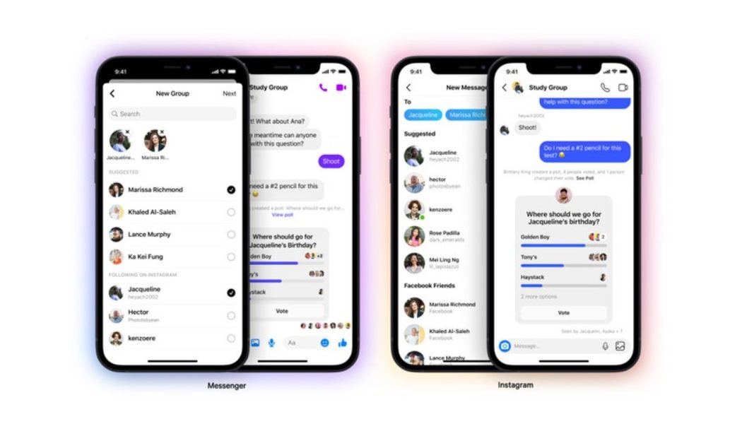 You Can Now Start Group Chats Across Instagram and Facebook Messenger