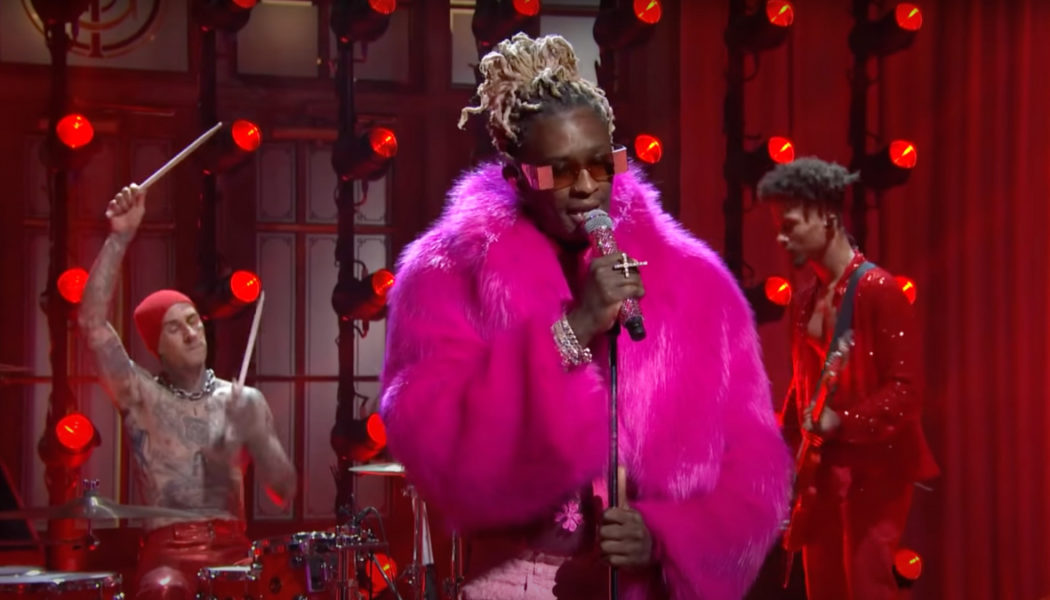 Young Thug Performs “Tick Tock” and “Love You More” on SNL: Watch