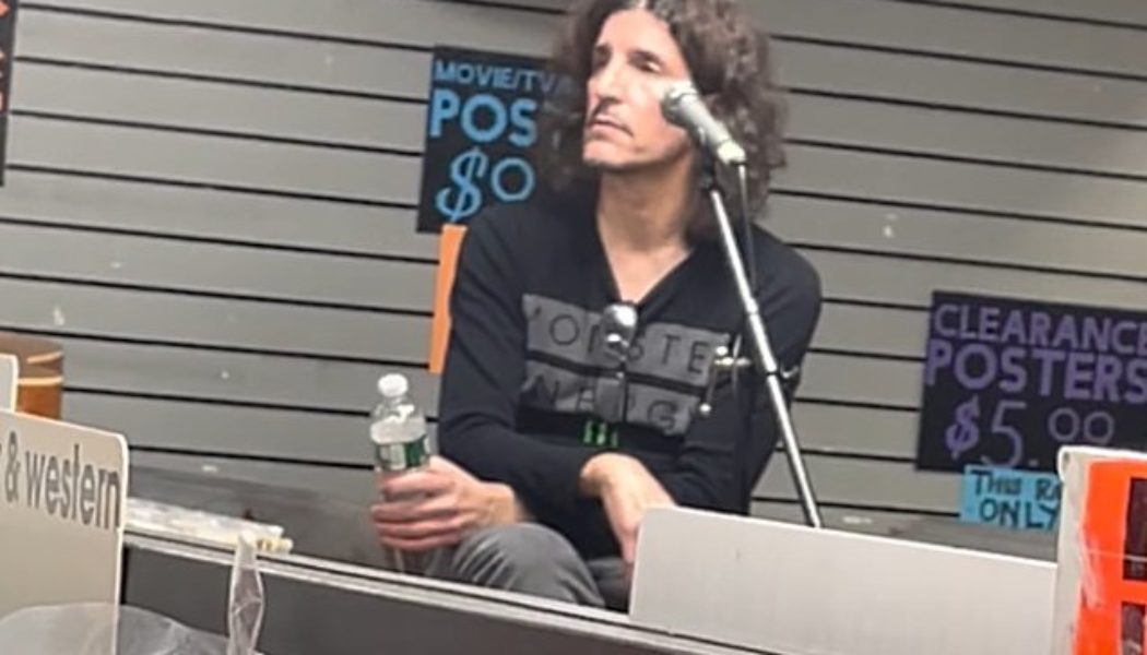 ANTHRAX’s FRANK BELLO Discusses His Memoir, Signs Copies Of Book At New York City In-Store (Video)