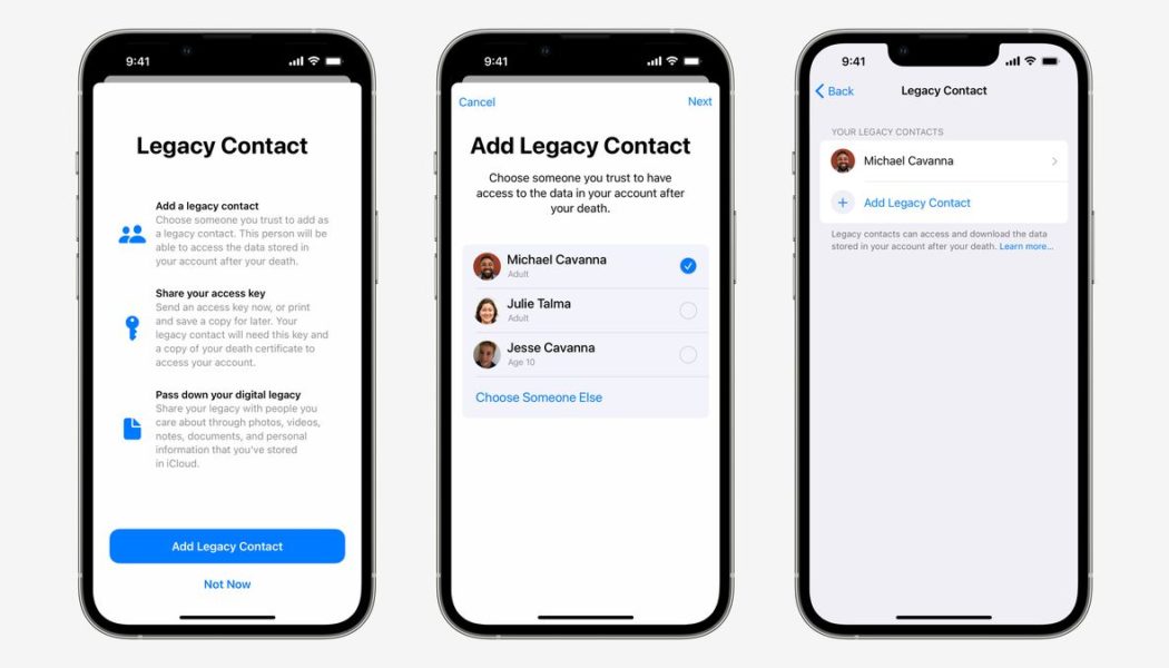 Apple will soon let you pass on your iCloud data when you die