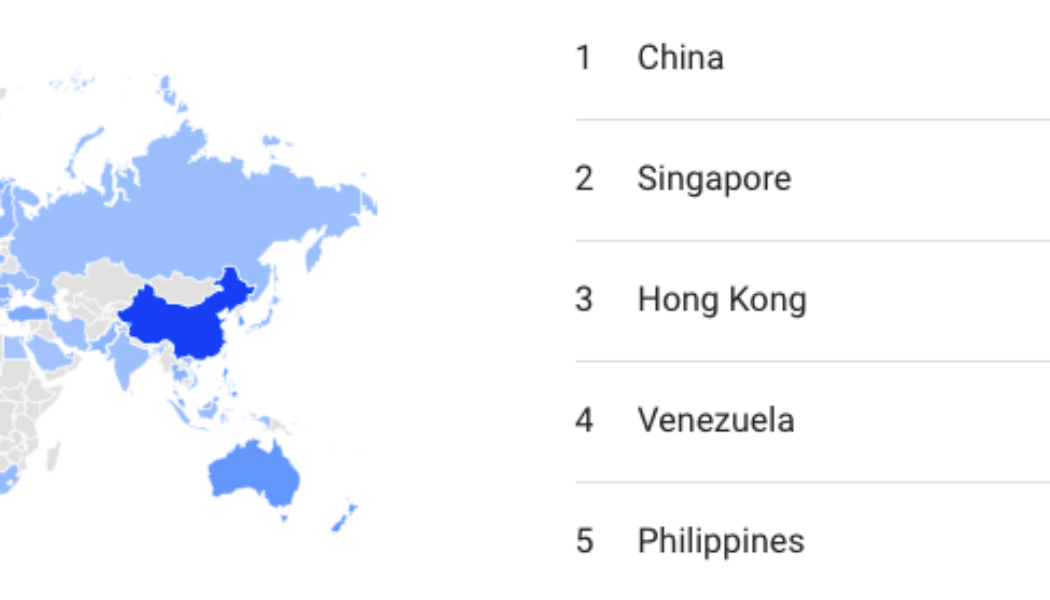 Asia-Pacific leads the world in NFT searches on Google