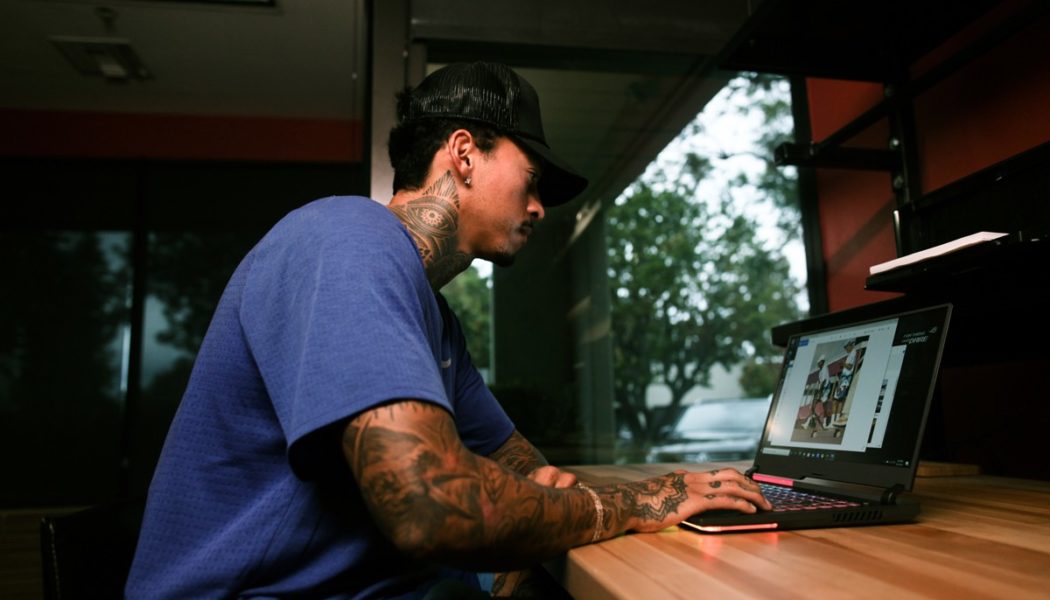 At Home With: Nyjah Huston Shows Off His Closet, Trophy Room and Custom ROG Strix Laptop