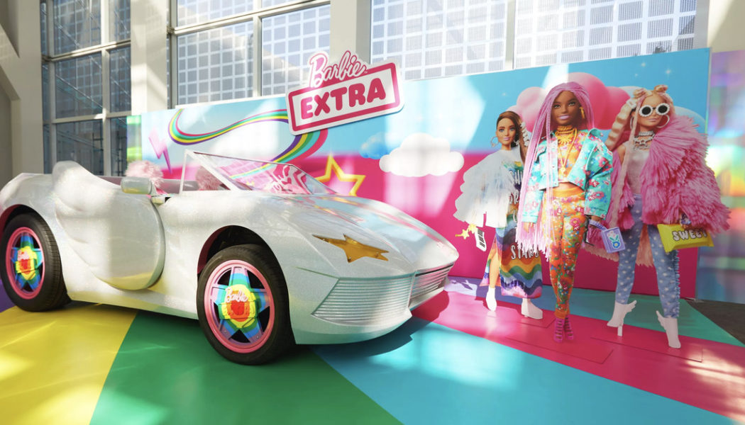 Barbie EV mockup debuts, and on an unrelated note, Mattel’s stock is up