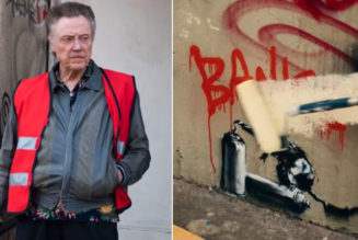 Christopher Walken Intentionally Destroyed a Banksy Painting