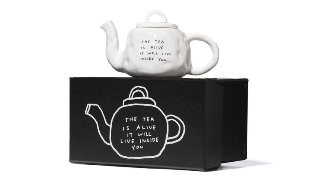 David Shrigley Releases a Whimsical New Teapot