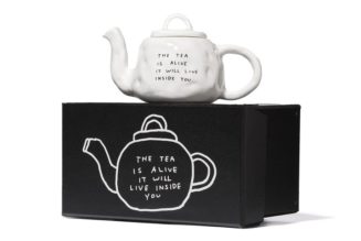 David Shrigley Releases a Whimsical New Teapot