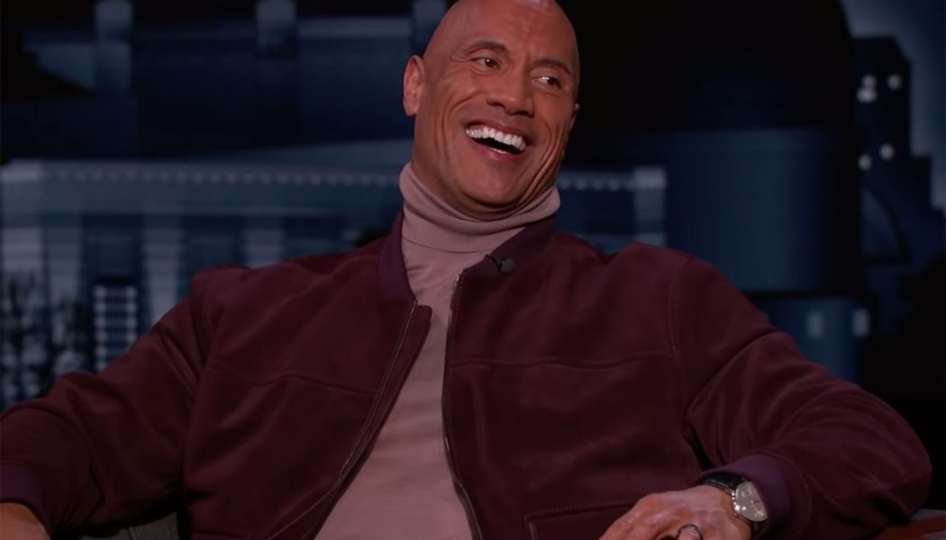 Dwayne Johnson Shows His ‘Face Off’ Rap Skills on ‘Kimmel’: Watch