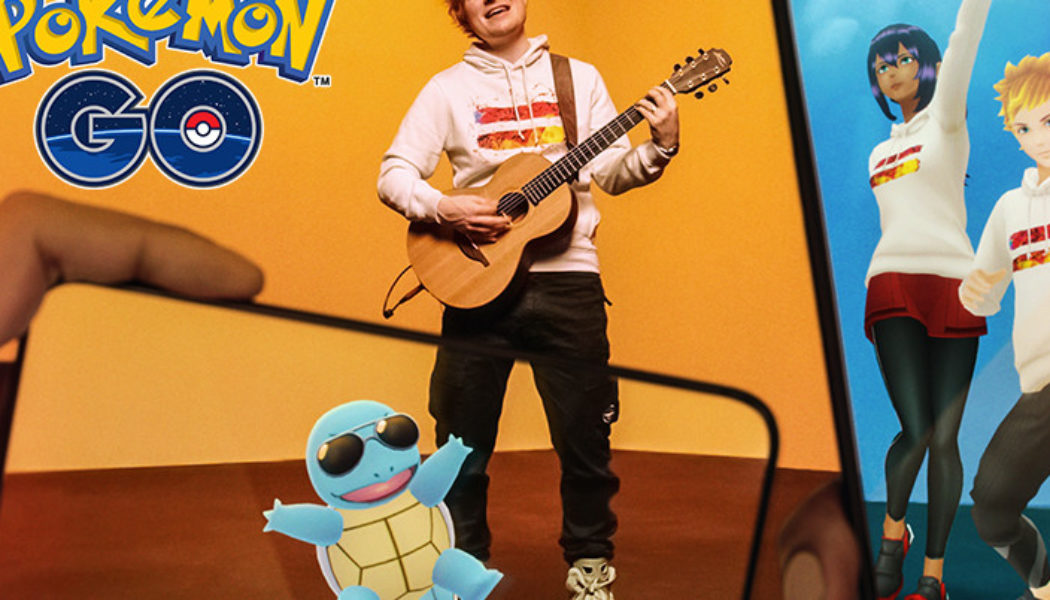 Ed Sheeran is coming to Pokémon Go to serenade Squirtles in sunglasses