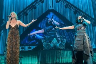 EVANESCENCE And HALESTORM Singers Cover LINKIN PARK’s ‘Heavy’ At Tour Kick-Off In Portland (Video)