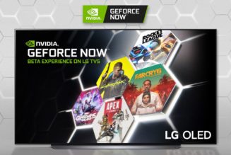 GeForce Now is about to start streaming PC games directly to LG’s TVs