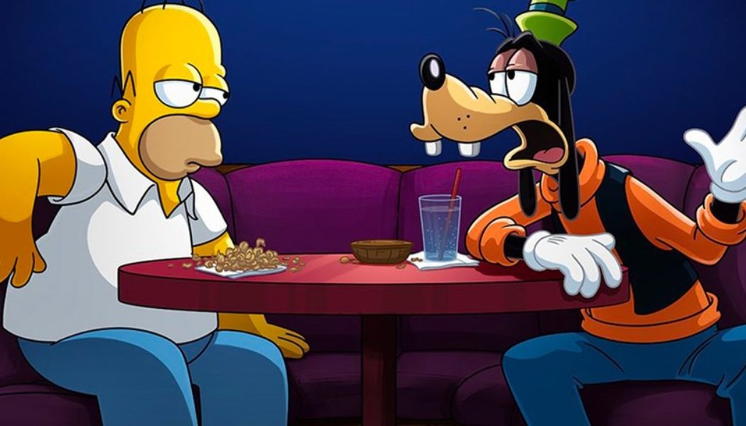 Homer Meets Goofy for “‘The Simpsons’ In Plusaversary” Disney+ Day Short