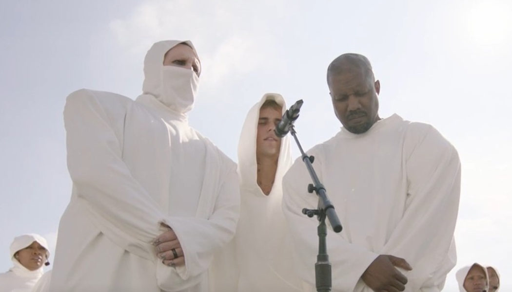 Kanye West Joined By Marilyn Manson and Justin Bieber at Sunday Service Concert