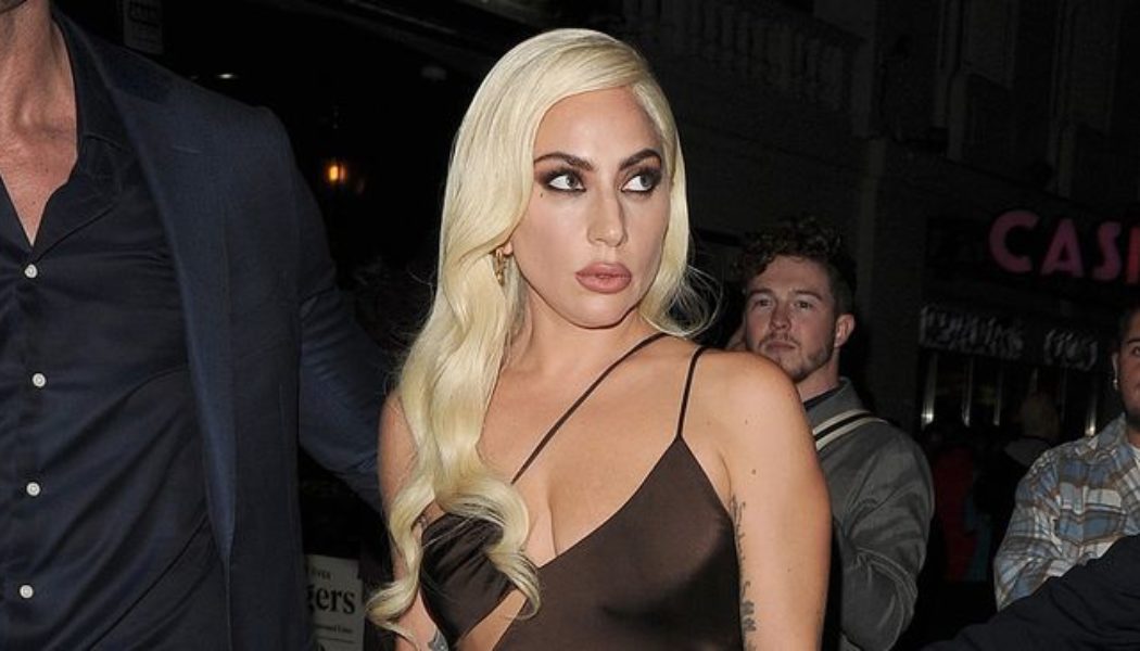 Lady Gaga Wore the Sassiest Cut-Out Dress With Heels Only She Could Walk In